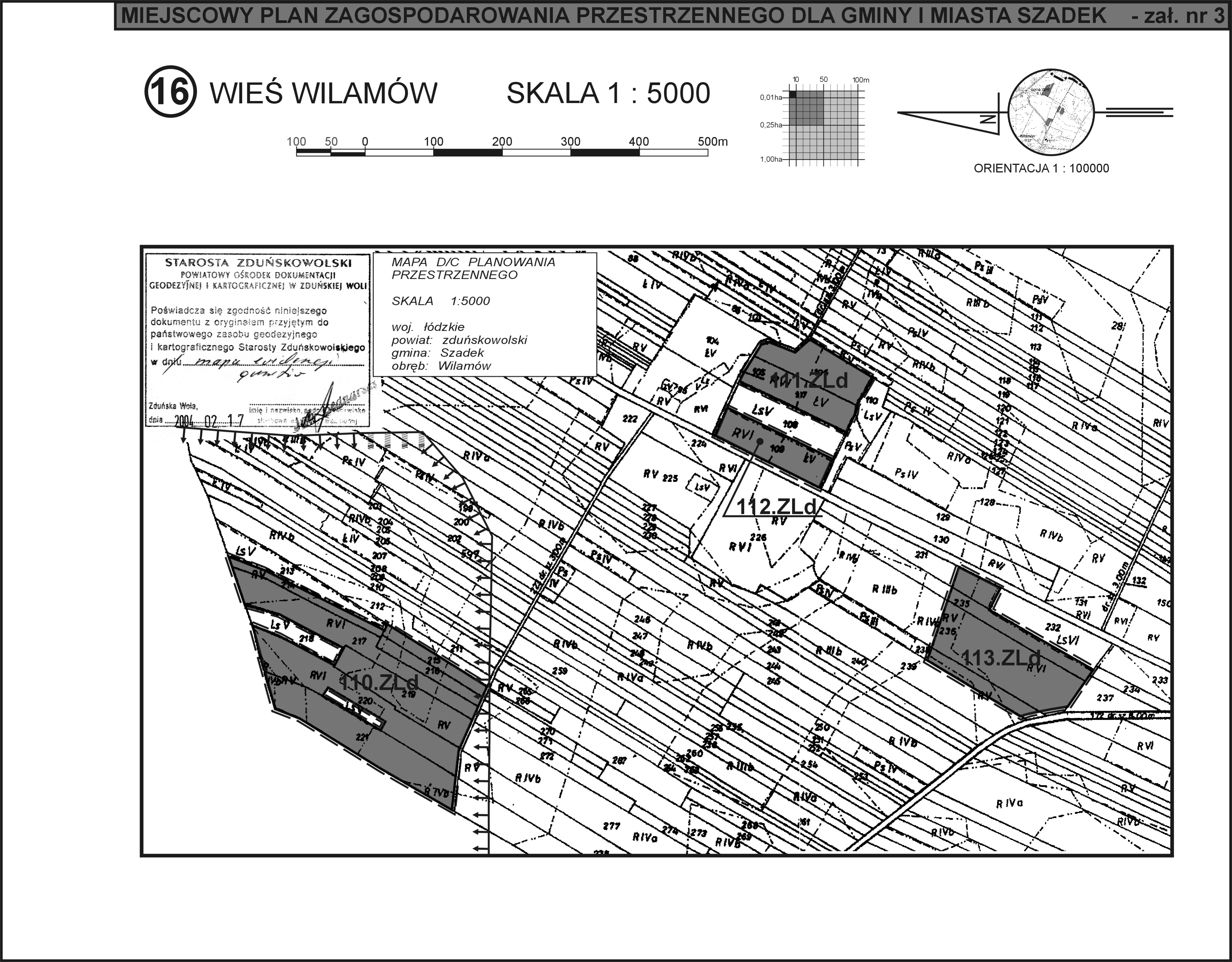 Mapa - Wieś Wilamów